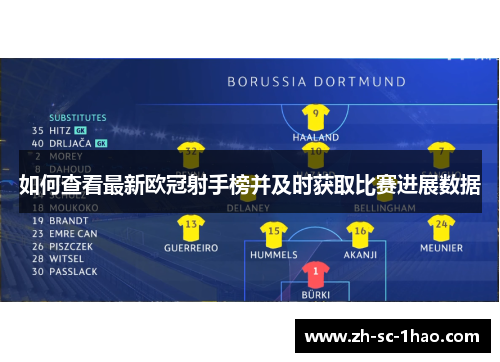 如何查看最新欧冠射手榜并及时获取比赛进展数据